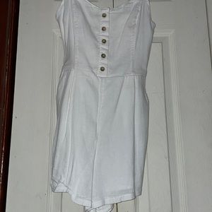 Hollister White Romper